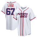 Pouc KC.Royals #67 Seth Lugo Player White 2026 World Classic Home Stitched Jerseys