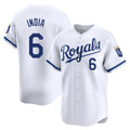 Pouc KC.Royals #6 Jonathan India Player White Alt Limited Home Stitched Jerseys