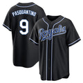 Pouc KC.Royals #9 Vinnie Pasquantino Player Black Carbon Fashion Home Game Stitched Jerseys