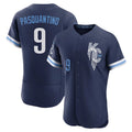 Pouc KC.Royals #9 Vinnie Pasquantino Player Navy City Connect Limited Elite Home Stitched Jerseys