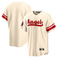 Pouc LA.Angels Cream City Connect Home Blank Player Stitched Jerseys