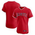 Pouc LA.Angels Red Home Limited Elite Blank Player Stitched Jerseys