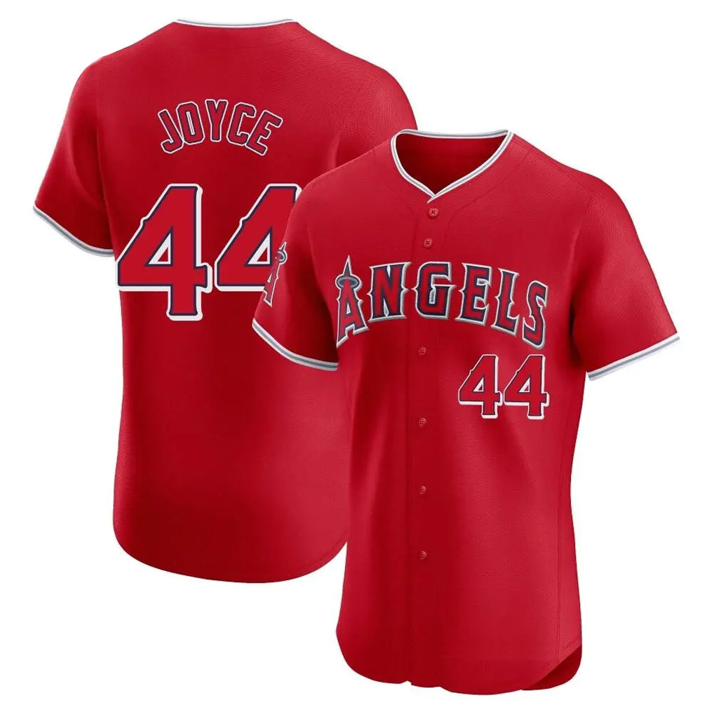 Pouc LA.Angels #44 Ben Joyce Player Red Home Limited Elite Stitched Jerseys
