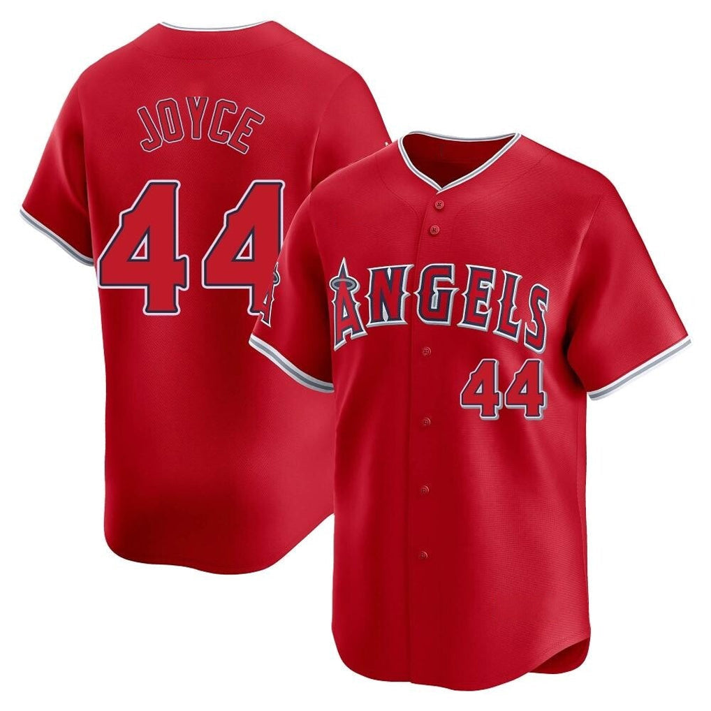 Pouc LA.Angels #44 Ben Joyce Player Red Home Limited Stitched Jerseys