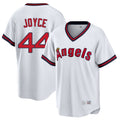 Pouc LA.Angels #44 Ben Joyce Player White T-shirt Home Game Stitched Jerseys