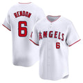Pouc LA.Angels #6 Anthony Rendon Player White Limited Home Stitched Jerseys
