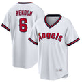 Pouc LA.Angels #6 Anthony Rendon Player White T-shirt Home Game Stitched Jerseys