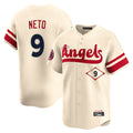 Pouc LA.Angels #9 Zach Neto Player Cream City Connect Limited Home Stitched Jerseys
