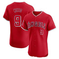 Pouc LA.Angels #9 Zach Neto Player Red Home Limited Elite Stitched Jerseys
