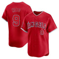 Pouc LA.Angels #9 Zach Neto Player Red Home Limited Stitched Jerseys