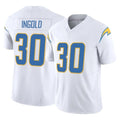 Pouc LA.Chargers #30 Alec Ingold Player White Limited Vapor F.U.S.E. Home Game Stitched Jerseys