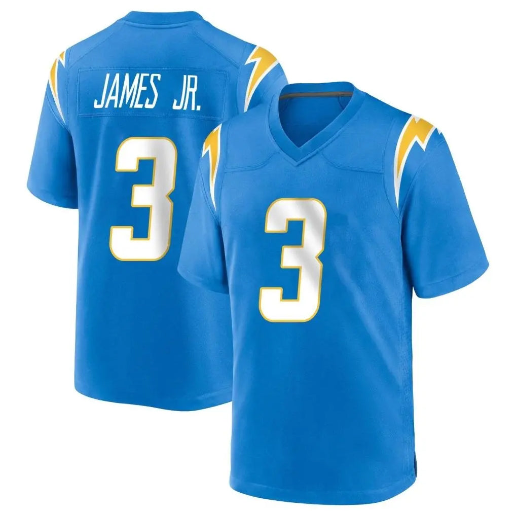 Pouc LA.Chargers #3 Derwin James Jr. Player Blue Home Game Stitched Jerseys