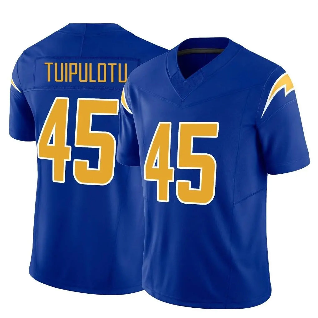 Pouc LA.Chargers #45 Tuli Tuipulotu Player Royal Limited Vapor F.U.S.E. Home Game Stitched Jerseys