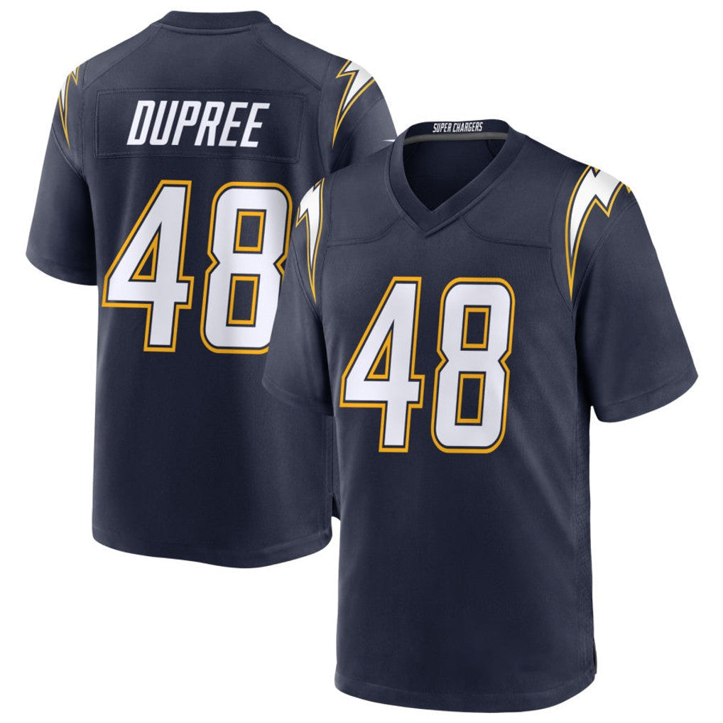 Pouc LA.Chargers #48 Bud Dupree Player Navy Alternate Home Game Stitched Jerseys
