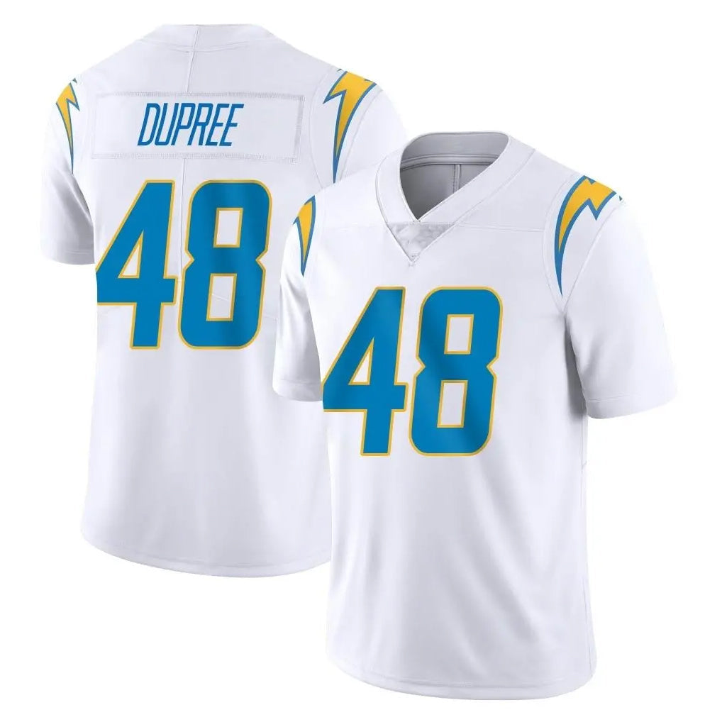 Pouc LA.Chargers #48 Bud Dupree Player White Limited Vapor Untouchable Home Game Stitched Jerseys