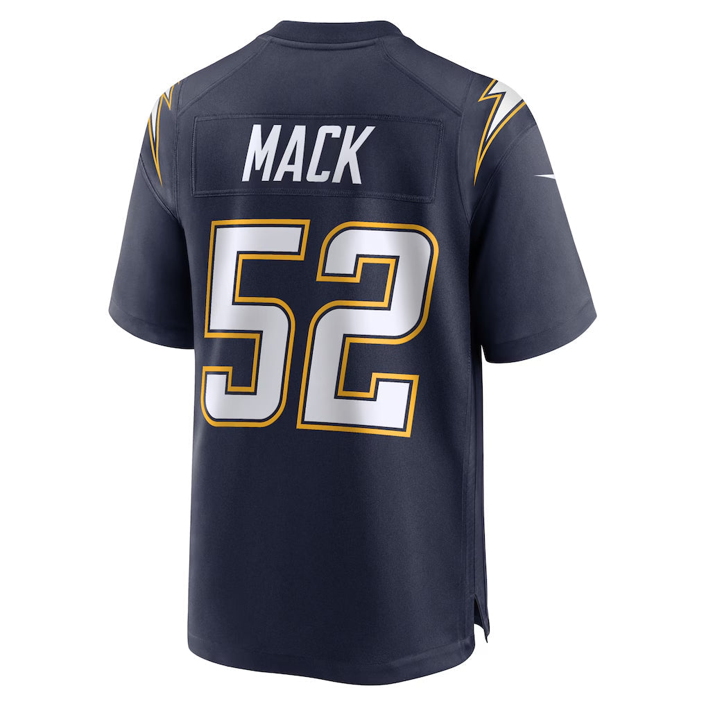 Pouc LA.Chargers #52 Khalil Mack Player Navy Alternate Game Stitched Jerseys