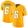 Pouc LA.Chargers #6 Denzel Perryman Player Gold Limited Vapor F.U.S.E. Home Game Stitched Jerseys