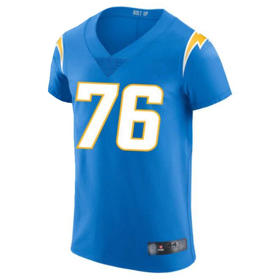 Pouc LA.Chargers #76 Joe Alt Powder Blue Vapor Elite Player Jersey American Stitched Jerseys