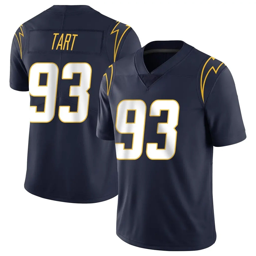 Pouc LA.Chargers #93 Teair Tart Player Navy Limited Vapor Untouchable Home Game Stitched Jerseys