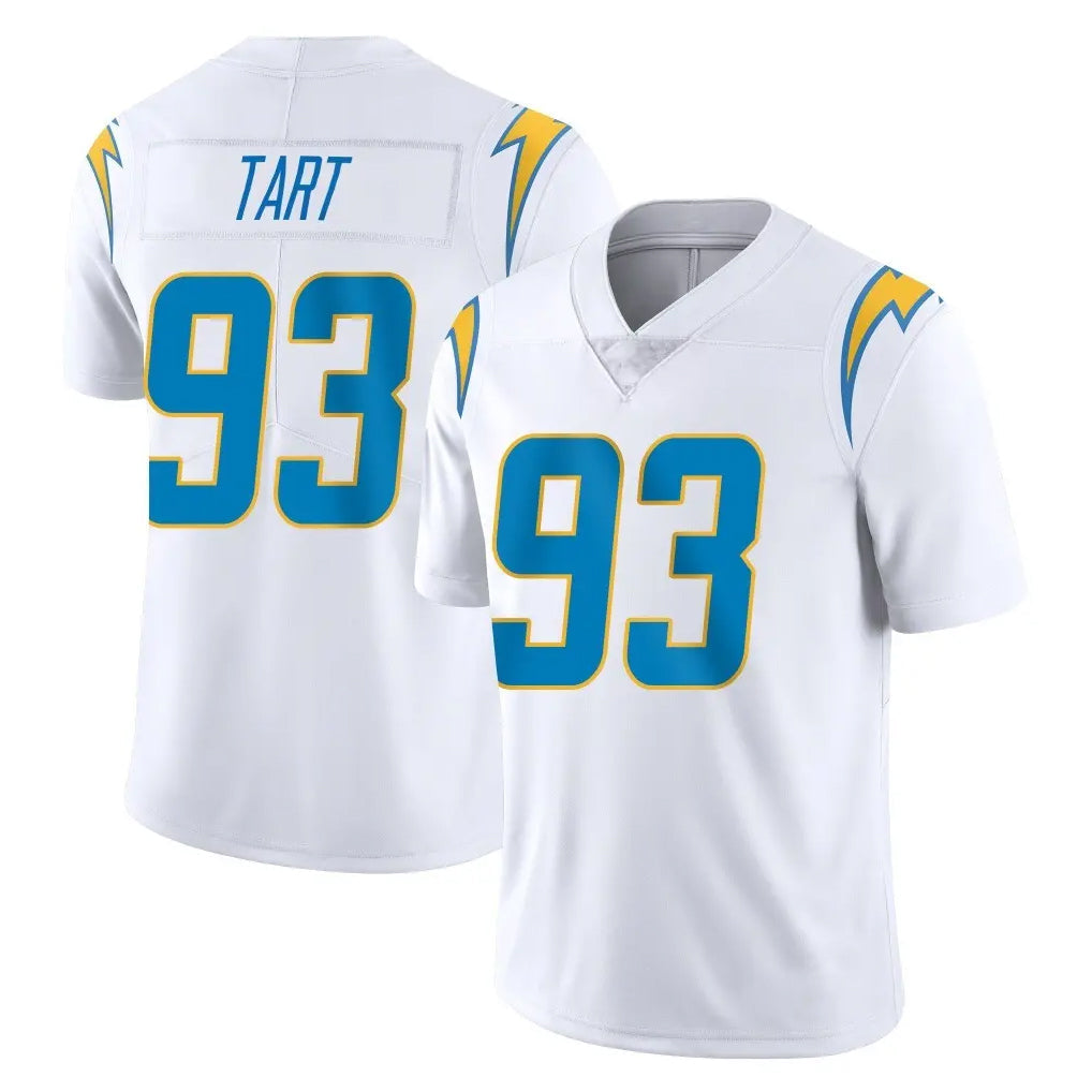 Pouc LA.Chargers #93 Teair Tart Player White Limited Vapor Untouchable Home Game Stitched Jerseys