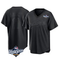 Pouc LA.Dodgers #11 Roki Sasaki Player Black World Series Pitch Fashion T-shirt Stitched Jerseys