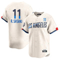 Pouc LA.Dodgers #11 Roki Sasaki Player Cream City Connect Limited Home Stitched Jerseys