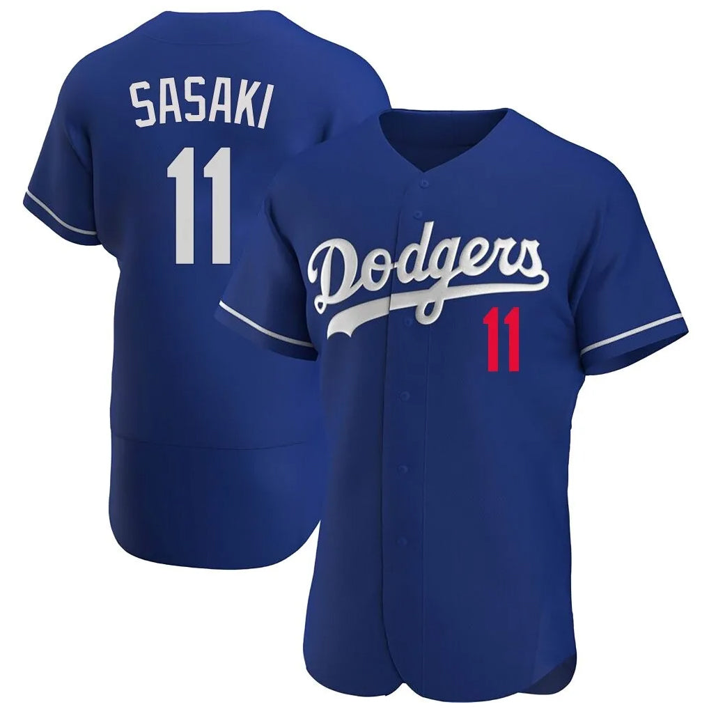 Pouc LA.Dodgers #11 Roki Sasaki Player Royal Limited Elite Home Stitched Jerseys
