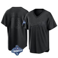 Pouc LA.Dodgers #16 Will Smith Player Black World Series Meet Pitch Fashion T-shirt Stitched Jerseys