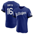 Pouc LA.Dodgers #16 Will Smith Player Royal City Connect Elite Home Stitched Jerseys