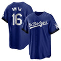 Pouc LA.Dodgers #16 Will Smith Player Royal City Connect Home Game Stitched Jerseys