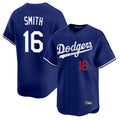 Pouc LA.Dodgers #16 Will Smith Player Royal Limited Home Stitched Jerseys