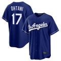 Pouc LA.Dodgers #17 Shohei Ohtani Player Royal Game Stitched Jerseys