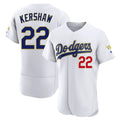 Pouc LA.Dodgers #22 Clayton Kershaw Player Gold White 2026 Collection Stadium Limited Elite Stitched Jerseys