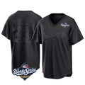 Pouc LA.Dodgers #23 Kyle Tucker Player Black World Series Pitch Fashion T-shirt Stitched Jerseys