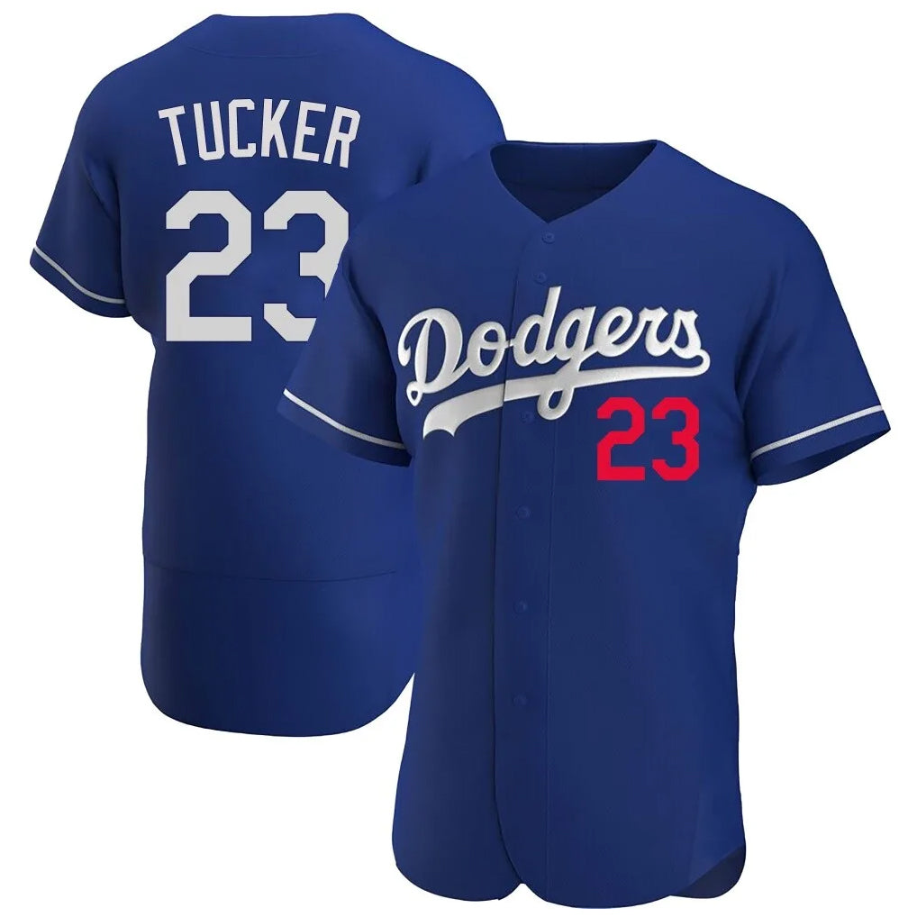 Pouc LA.Dodgers #23 Kyle Tucker Player Royal Limited Elite Home Stitched Jerseys
