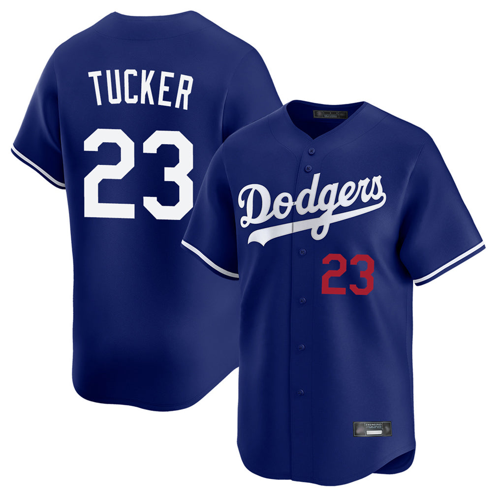 Pouc LA.Dodgers #23 Kyle Tucker Player Royal Limited Home Stitched Jerseys