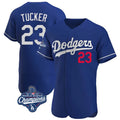 Pouc LA.Dodgers #23 Kyle Tucker Player Royal World Series Meet Limited Elite Home Stitched Jerseys
