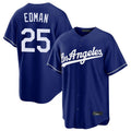 Pouc LA.Dodgers #25 Tommy Edman Player Royal Game Stitched Jerseys
