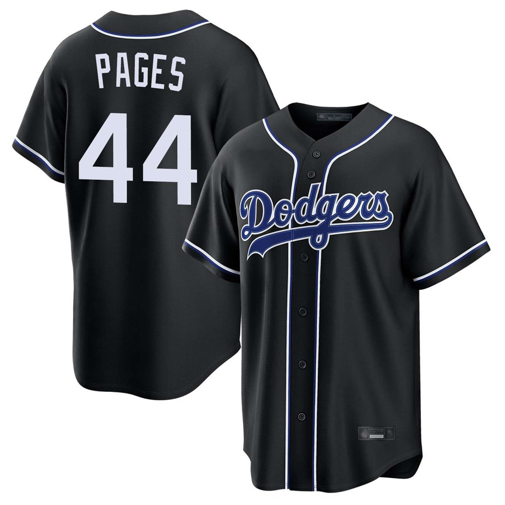 Pouc LA.Dodgers #44 Andy Pages Player Black Carbon Limited Home Stitched Jerseys