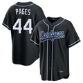 Pouc LA.Dodgers #44 Andy Pages Player Black Carbon Limited Home Stitched Jerseys