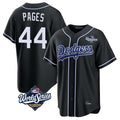 Pouc LA.Dodgers #44 Andy Pages Player Black World Series Carbon Limited Home Stitched Jerseys