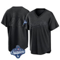 Pouc LA.Dodgers #44 Andy Pages Player Black World Series Meet Pitch Fashion T-shirt Stitched Jerseys