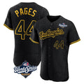 Pouc LA.Dodgers #44 Andy Pages Player Black World Series Snake Skin City Limited Elite Home Stitched Jerseys
