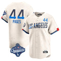 Pouc LA.Dodgers #44 Andy Pages Player Cream World Series Meet City Connect Limited Home Stitched Jerseys