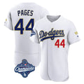 Pouc LA.Dodgers #44 Andy Pages Player Gold White World Series Meet 2026 Collection Stadium Limited Elite Stitched Jerseys