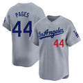 Pouc LA.Dodgers #44 Andy Pages Player Gray Limited Home Stitched Jerseys