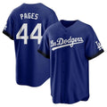 Pouc LA.Dodgers #44 Andy Pages Player Royal City Connect Home Game Stitched Jerseys