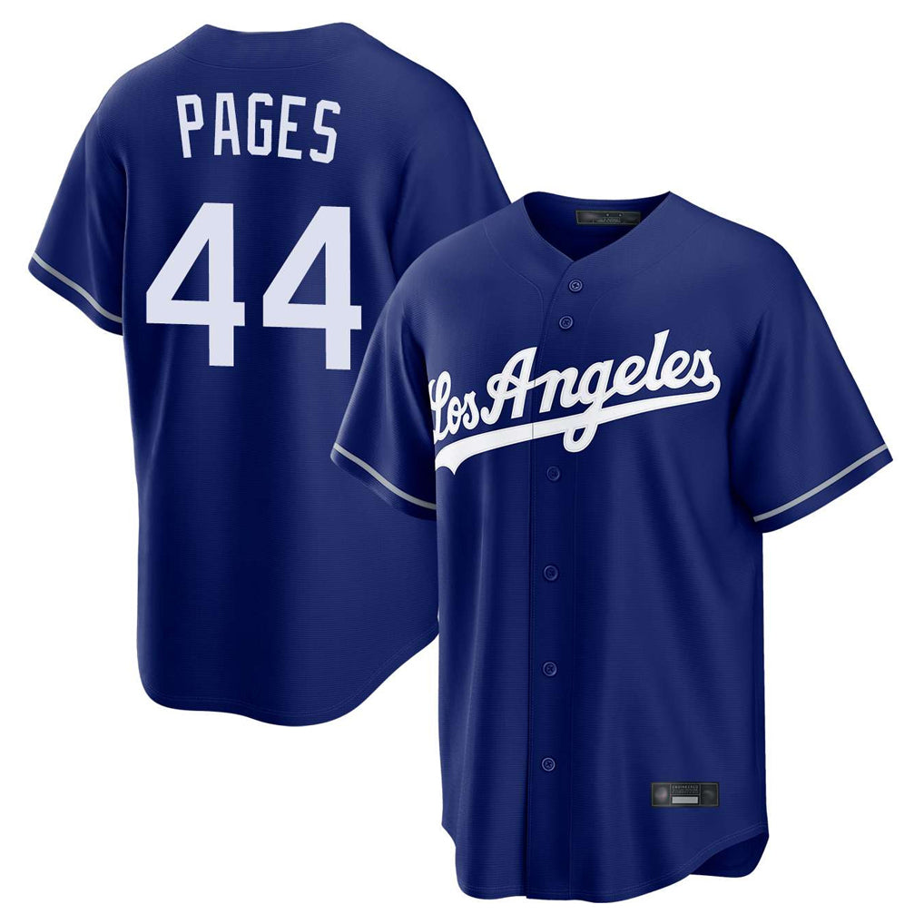Pouc LA.Dodgers #44 Andy Pages Player Royal Game Stitched Jerseys