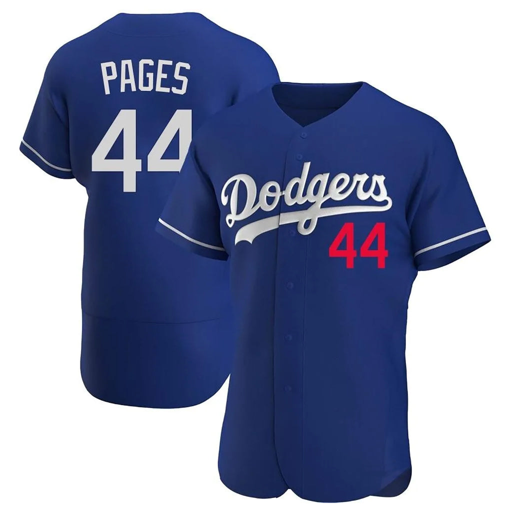Pouc LA.Dodgers #44 Andy Pages Player Royal Limited Elite Home Stitched Jerseys