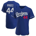 Pouc LA.Dodgers #44 Andy Pages Player Royal Limited Elite Home Stitched Jerseys
